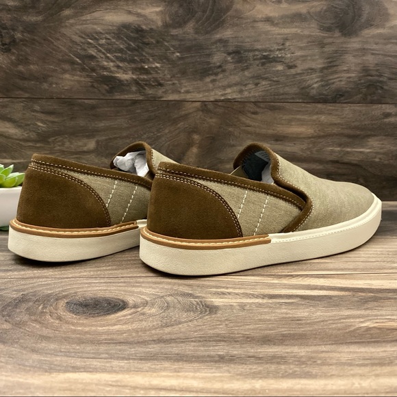 NIB Lucky Brand Dexter Washed Canvas Slip On - Picture 7 of 11